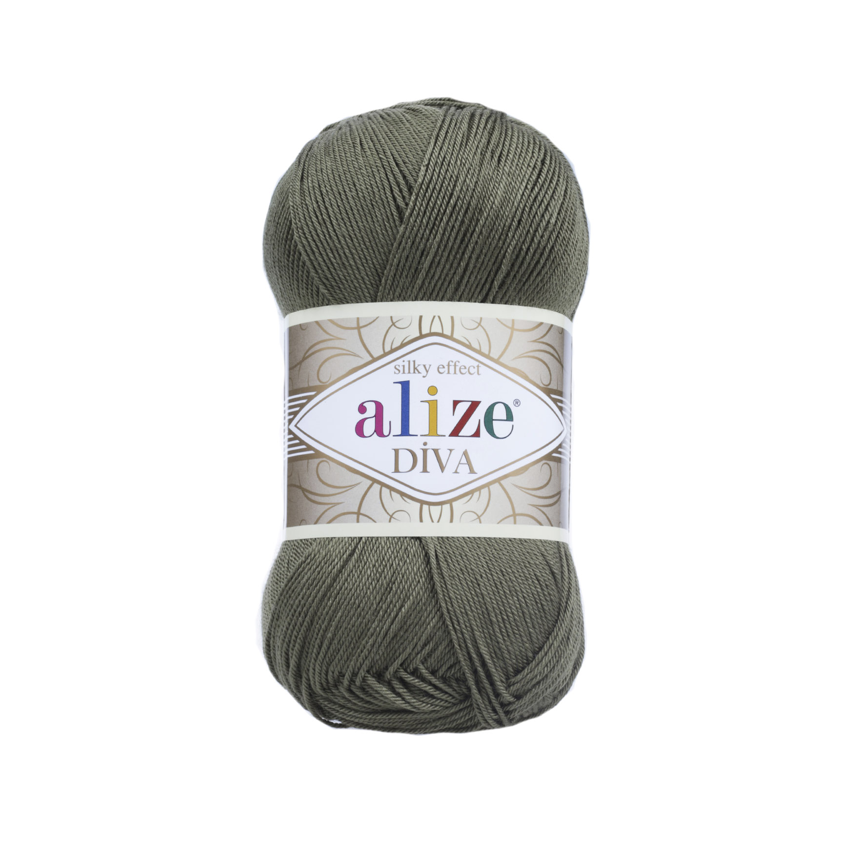 ALIZE Diva - 350 m / 100 g 2. barva: myslivecká, 4. číslo barvy: 273
