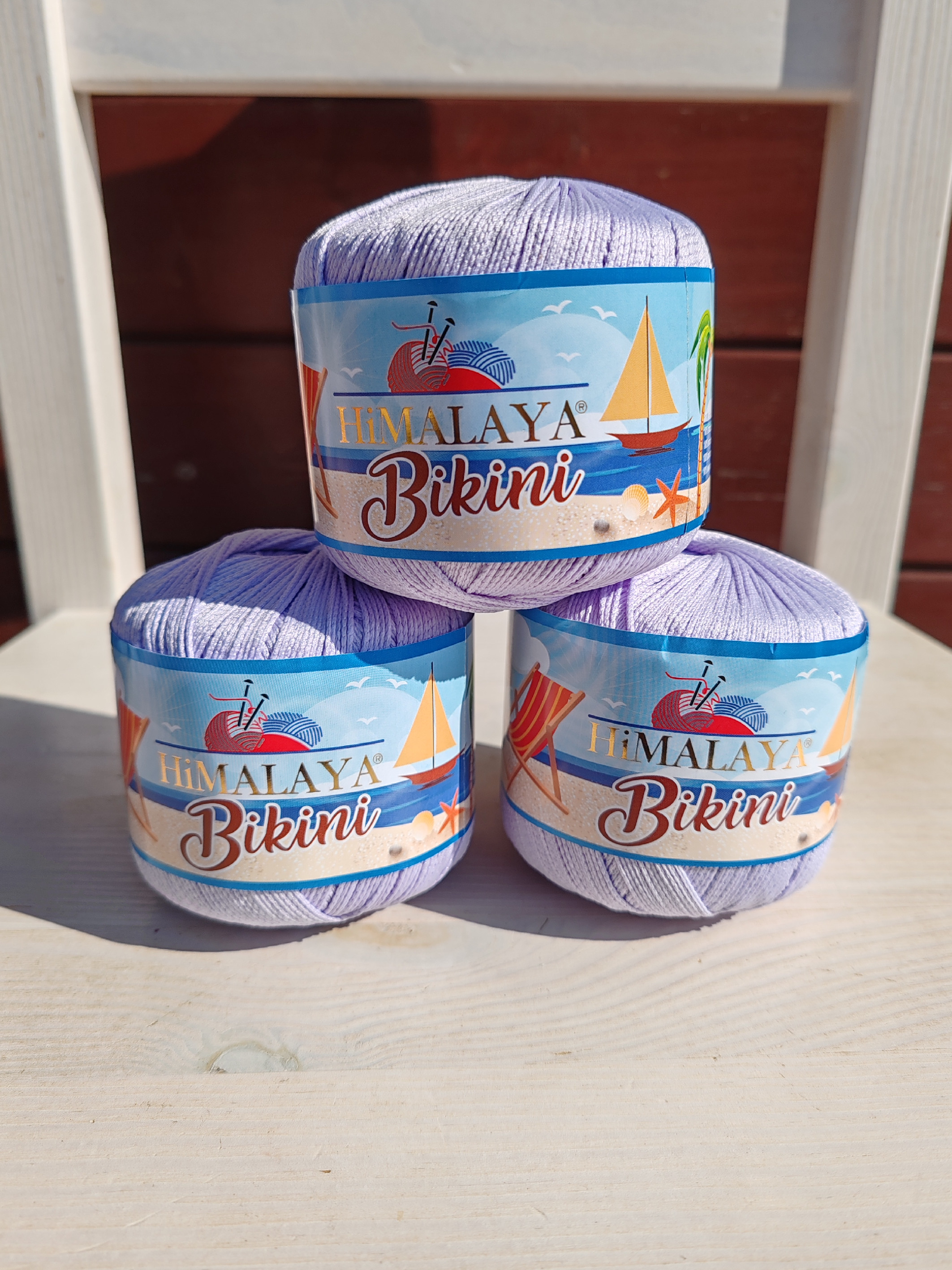 HIMALAYA Bikini - 165 m / 50 g 2. barva: levandulová, 4. číslo barvy: 80615
