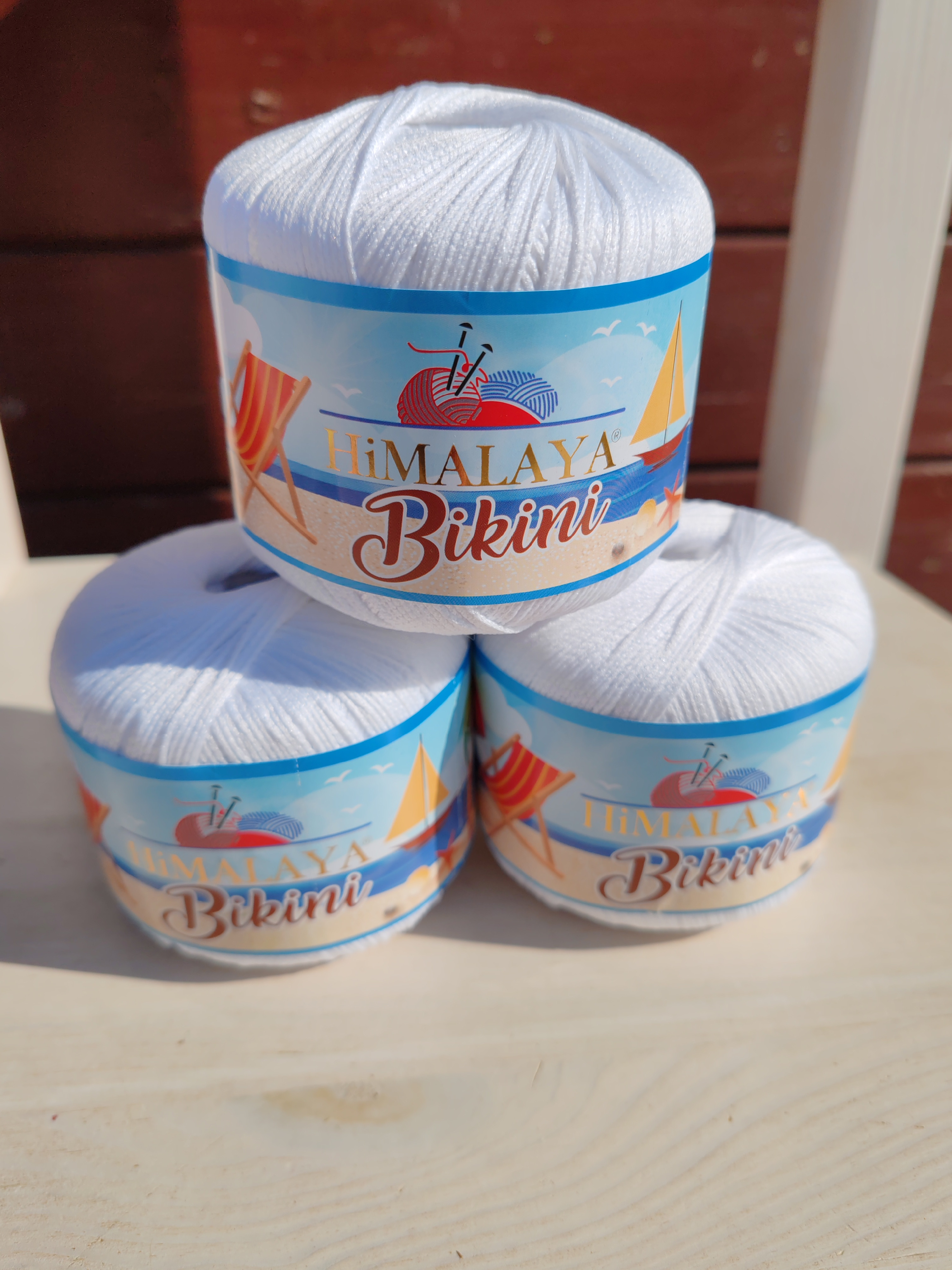 HIMALAYA Bikini - 165 m / 50 g 2. barva: sněhově bílá, 4. číslo barvy: 80601