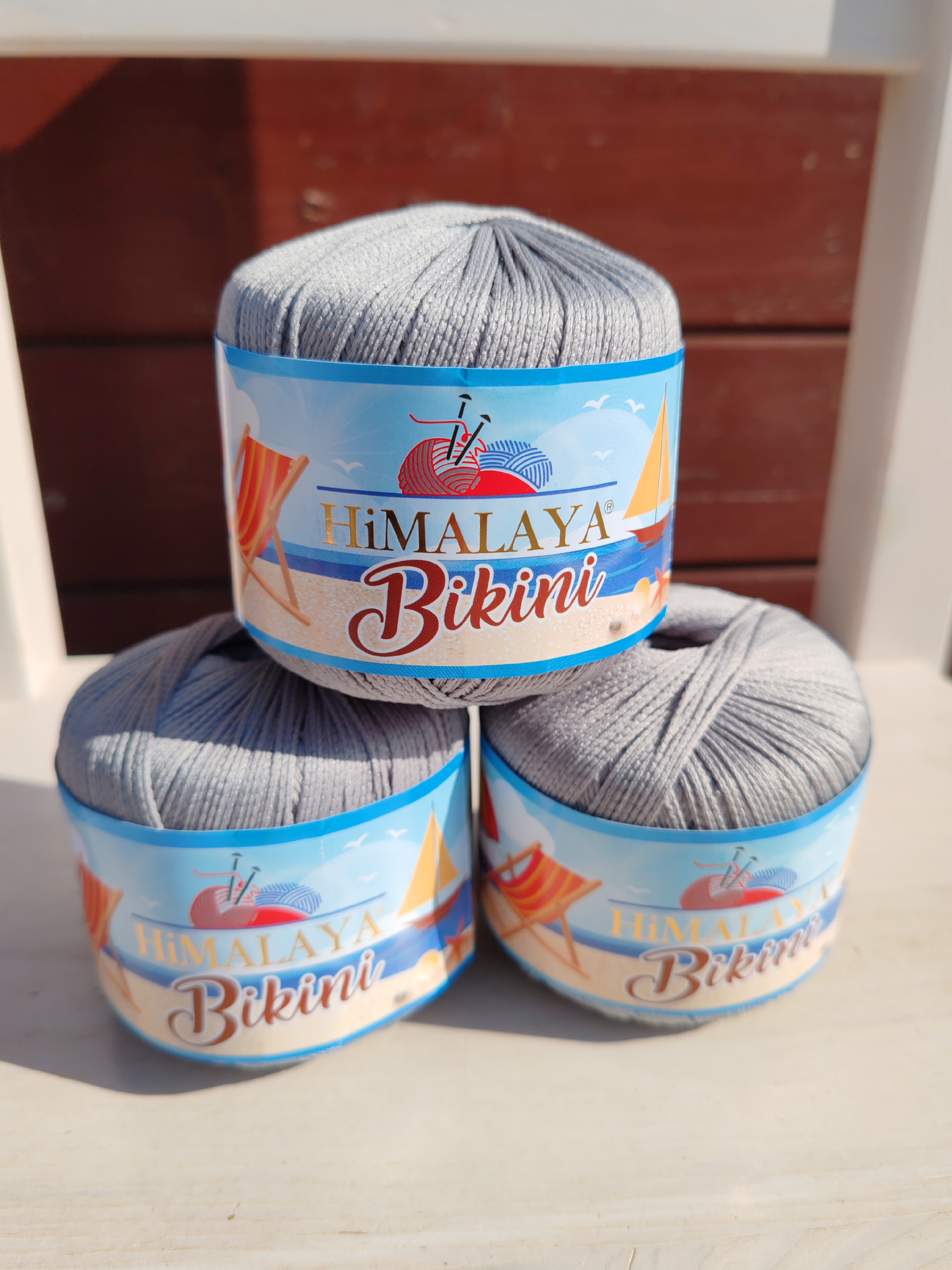 HIMALAYA Bikini - 165 m / 50 g 2. barva: šedá, 4. číslo barvy: 80623