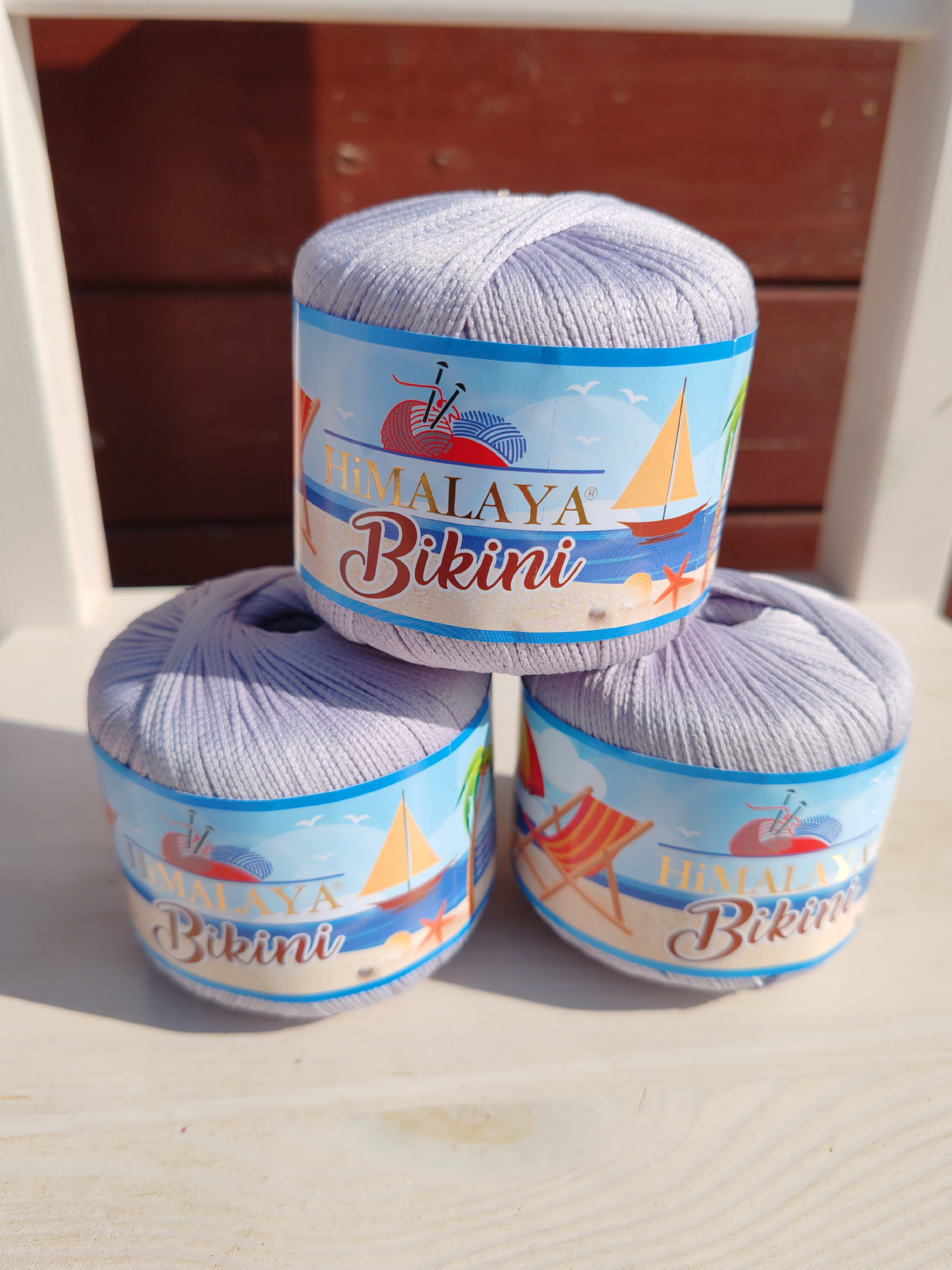 HIMALAYA Bikini - 165 m / 50 g 2. barva: holubí, 4. číslo barvy: 80622