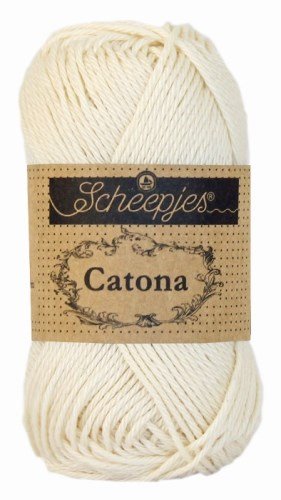 SCHEEPJES Catona - 125 m / 50 g 2. barva: smetanová ( krémová ), 4. číslo barvy: 130