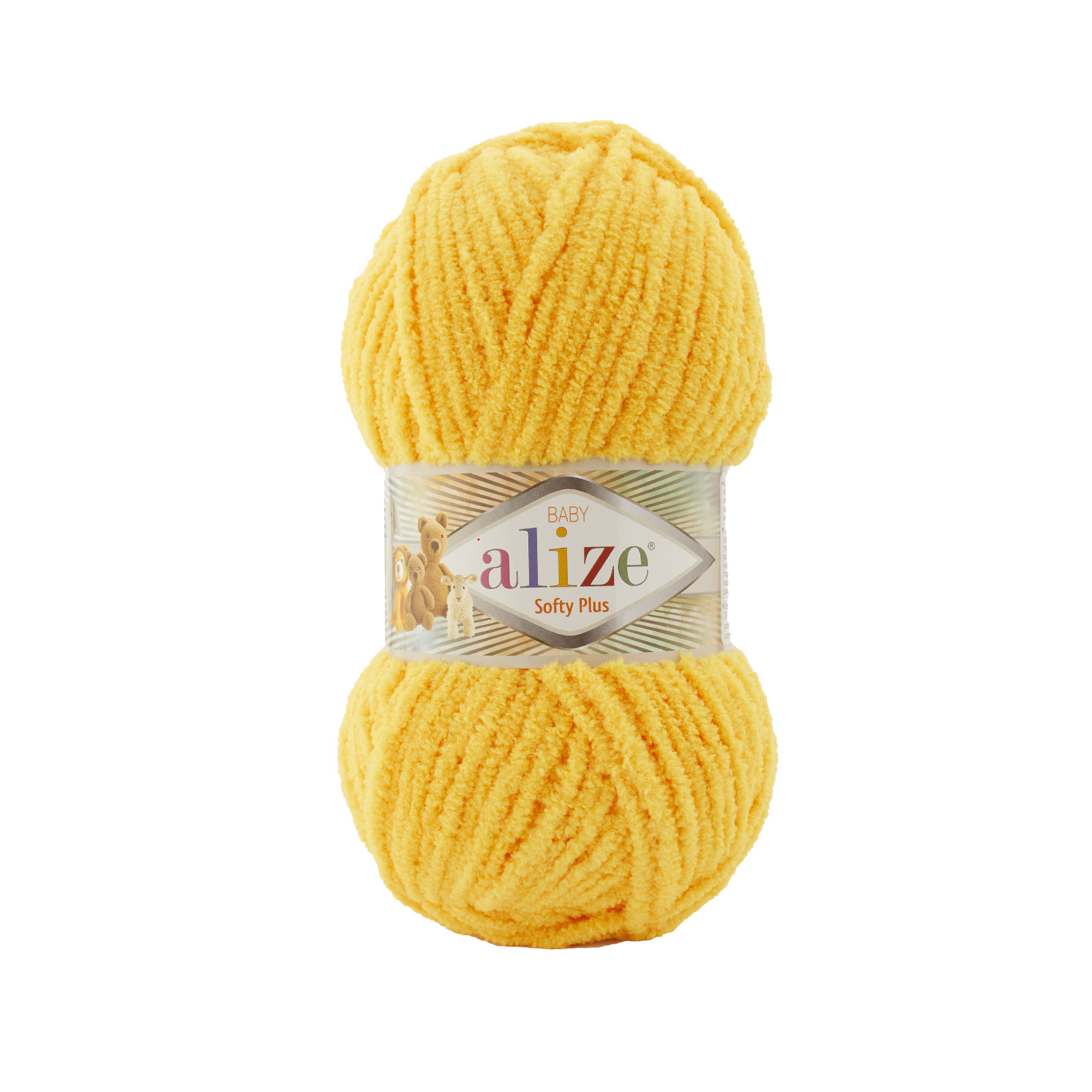 ALIZE Softy Plus - 120 m / 100 g 2. barva: žlutá, 4. číslo barvy: 216