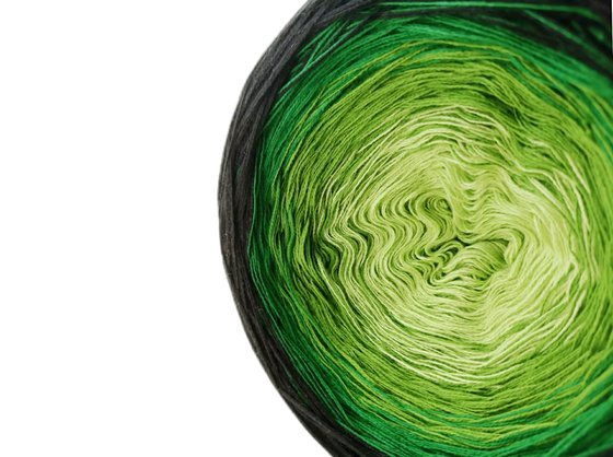 YARNMELLOW Butterfly - 1500 m / 270 g 2. barva: V lese, 4. číslo barvy: 116