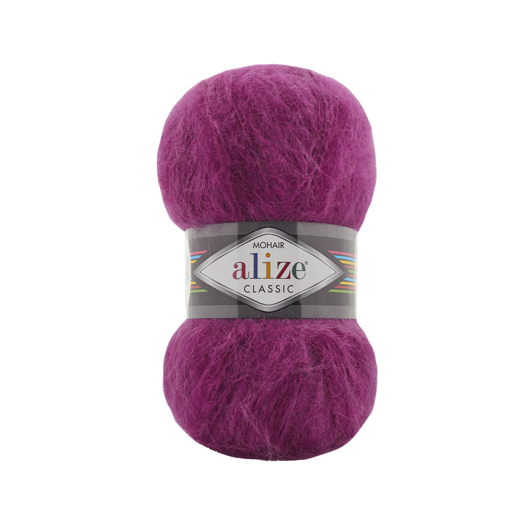 ALIZE Mohair Classic - 200 m / 100 g 2. barva: fuchsiová, 4. číslo barvy: 209
