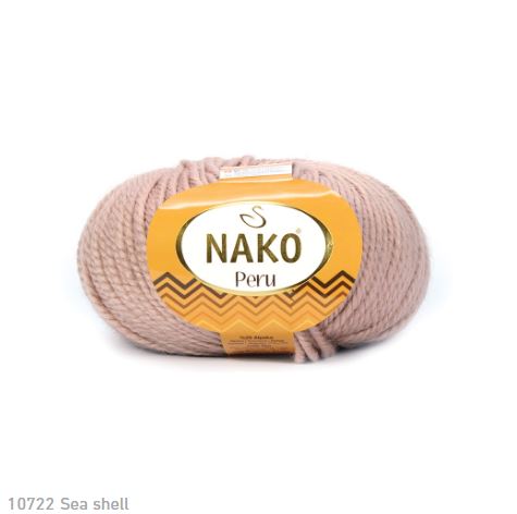 NAKO Peru - 130 m / 100 g 2. barva: lasturová růžová, 4. číslo barvy: 10722