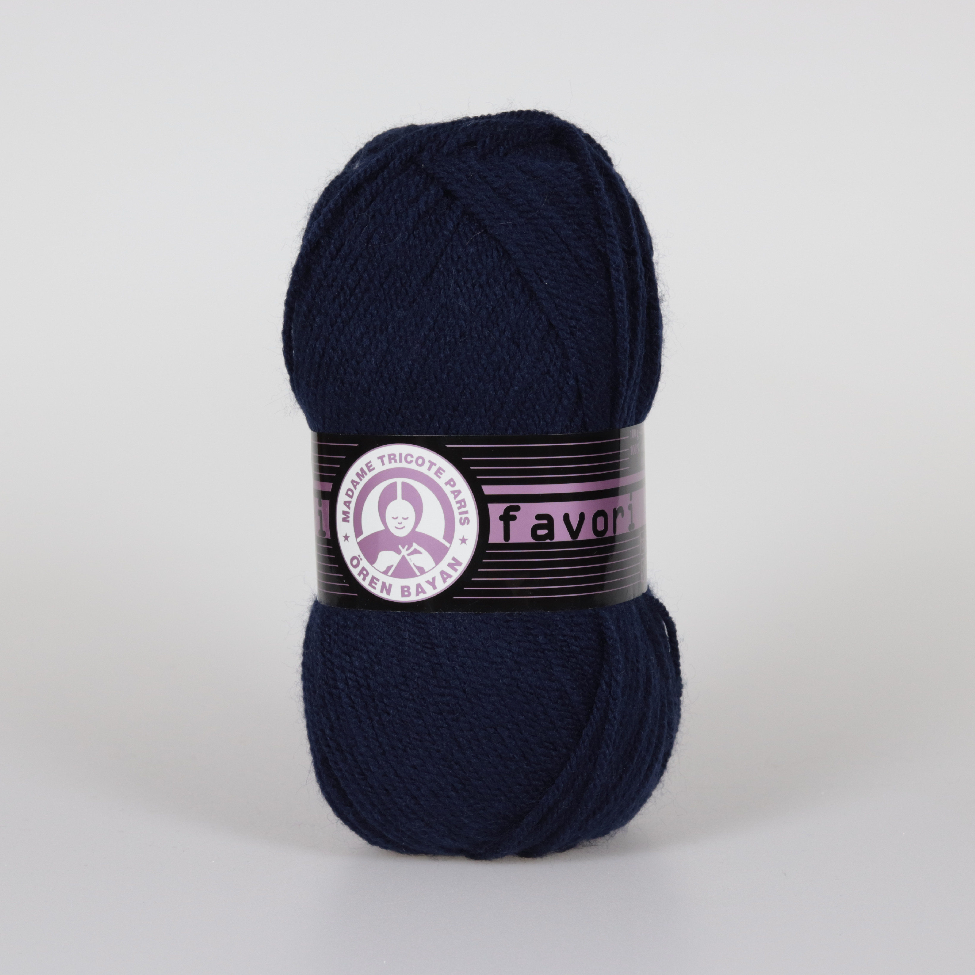 MADAME TRICOTE PARIS Favori - 210 m / 100 g 2. barva: pruská modrá ( berlínská ), 4. číslo barvy: 19