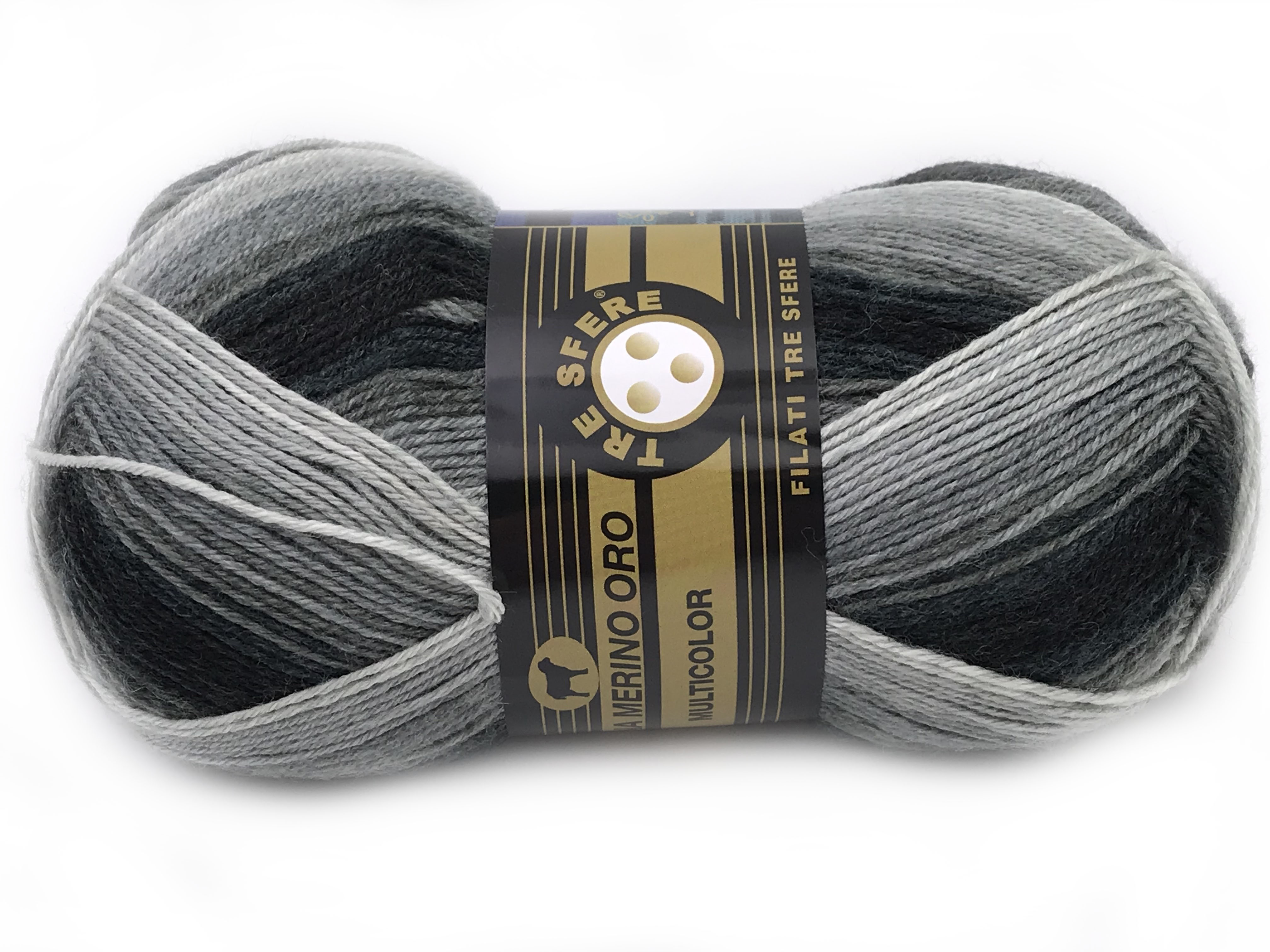 TRE SFERE Merino Oro Multicolor - 400 m / 100 g 4. číslo barvy: 843