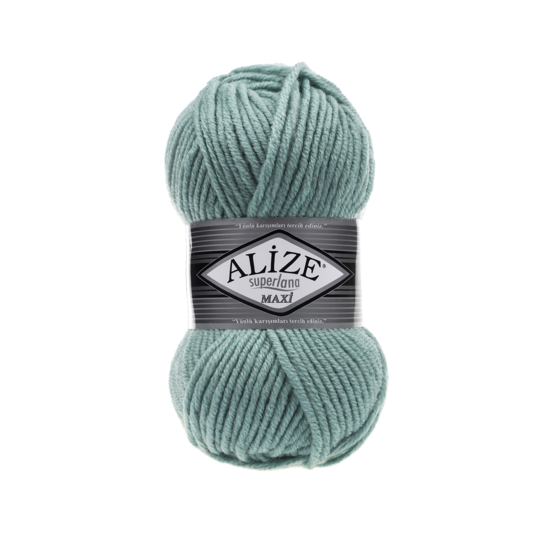 ALIZE Superlana Maxi - 100 m / 100 g 2. barva: jadeitová, 4. číslo barvy: 463