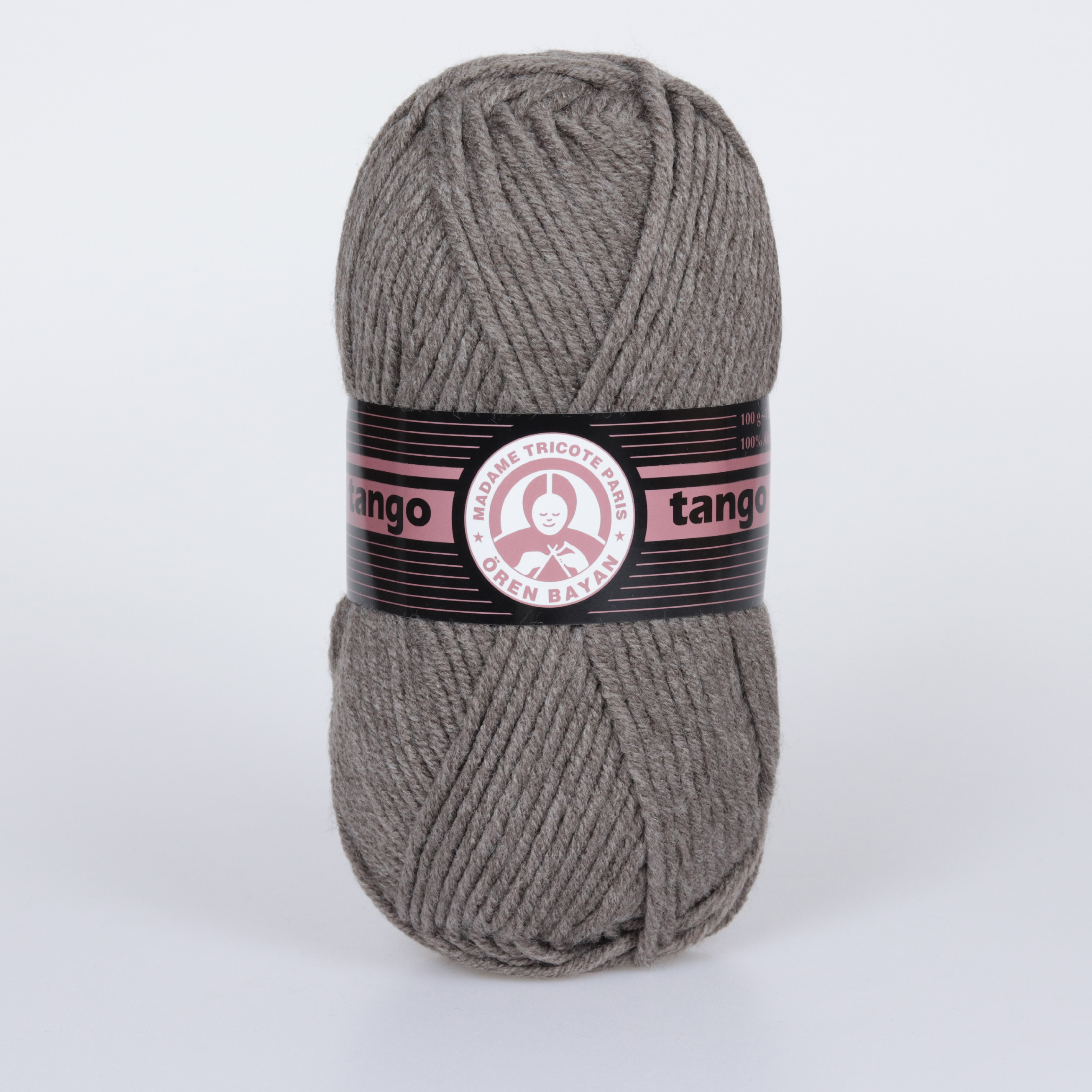 MADAME TRICOTE PARIS Tango / Tanja - 120 m / 100 g 2. barva: šedohnědá, 4. číslo barvy: 014