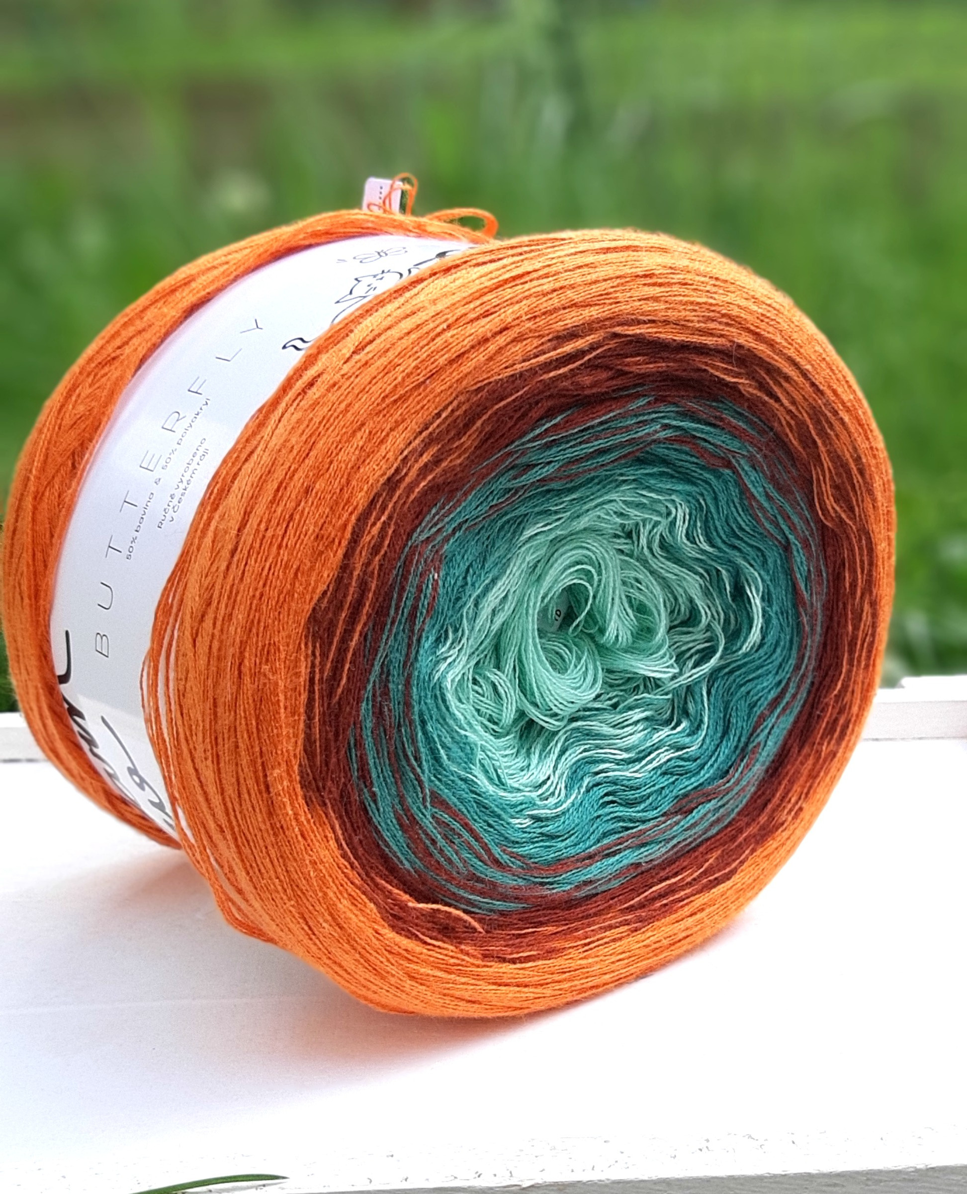 YARNMELLOW Butterfly Mini - 500 m / 90 g 2. barva: Zázraky přírody, 4. číslo barvy: 11