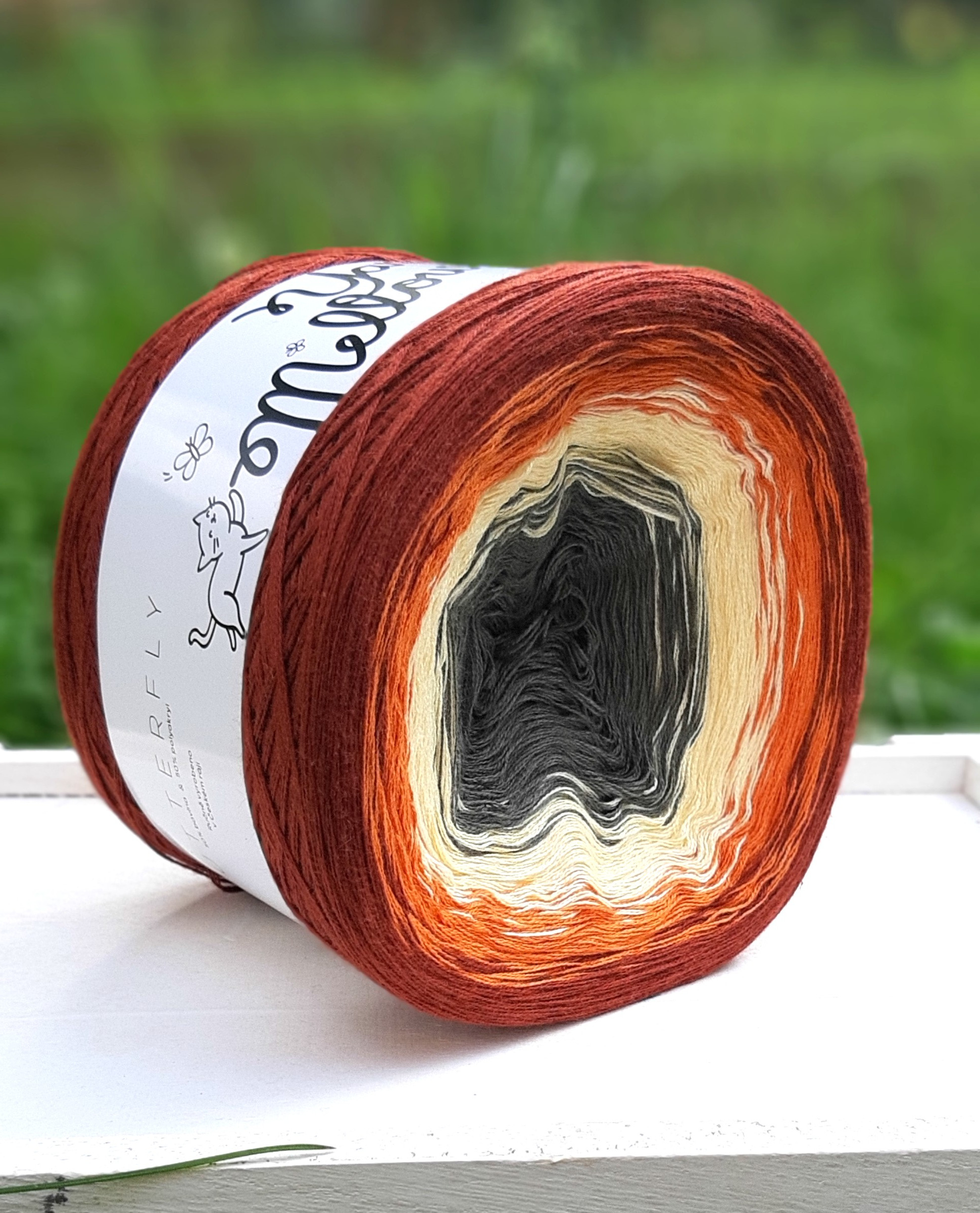 YARNMELLOW Butterfly Mini - 500 m / 90 g 2. barva: Podzim, 4. číslo barvy: 16