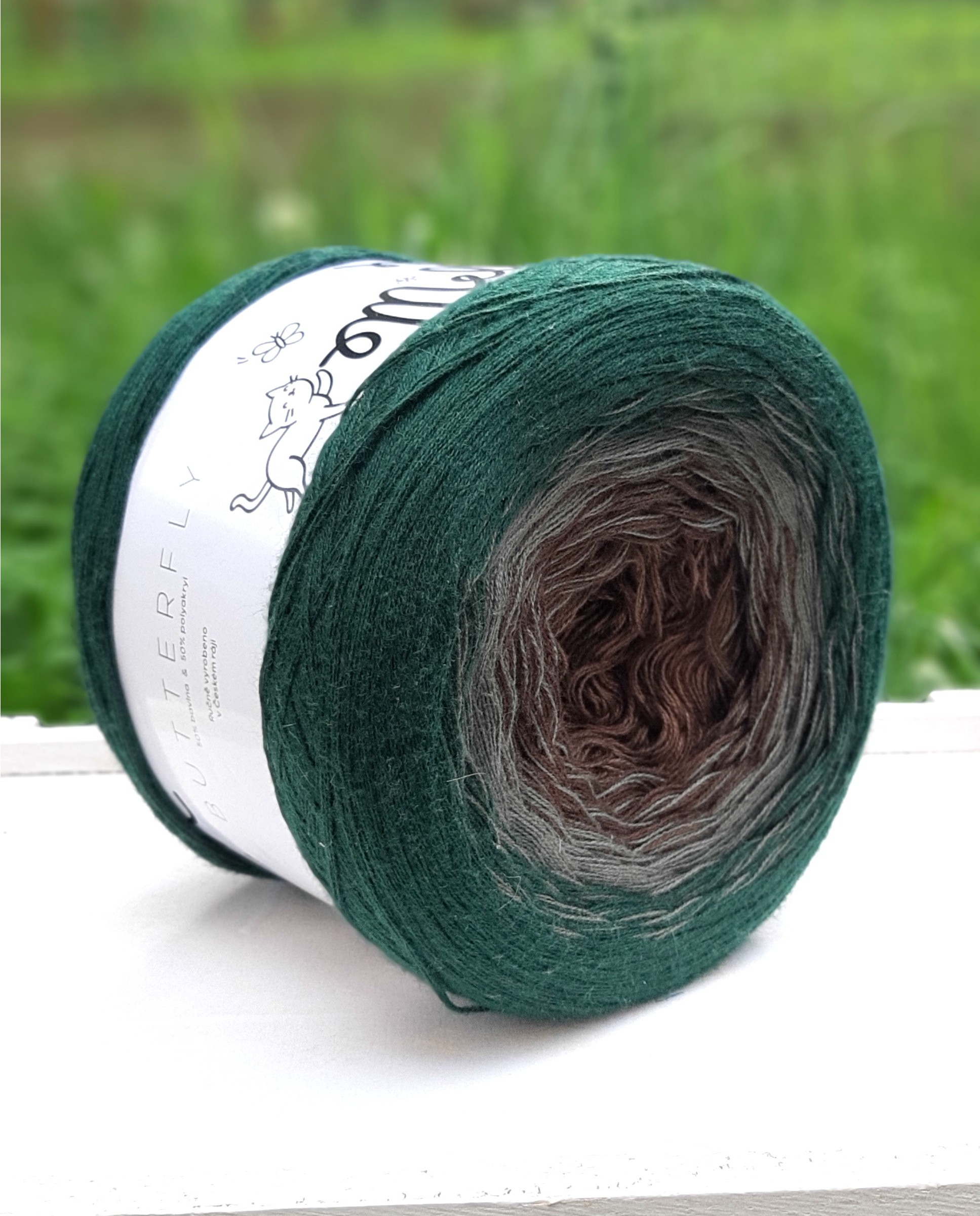 YARNMELLOW Butterfly Mini - 500 m / 90 g 2. barva: Mech, 4. číslo barvy: 31