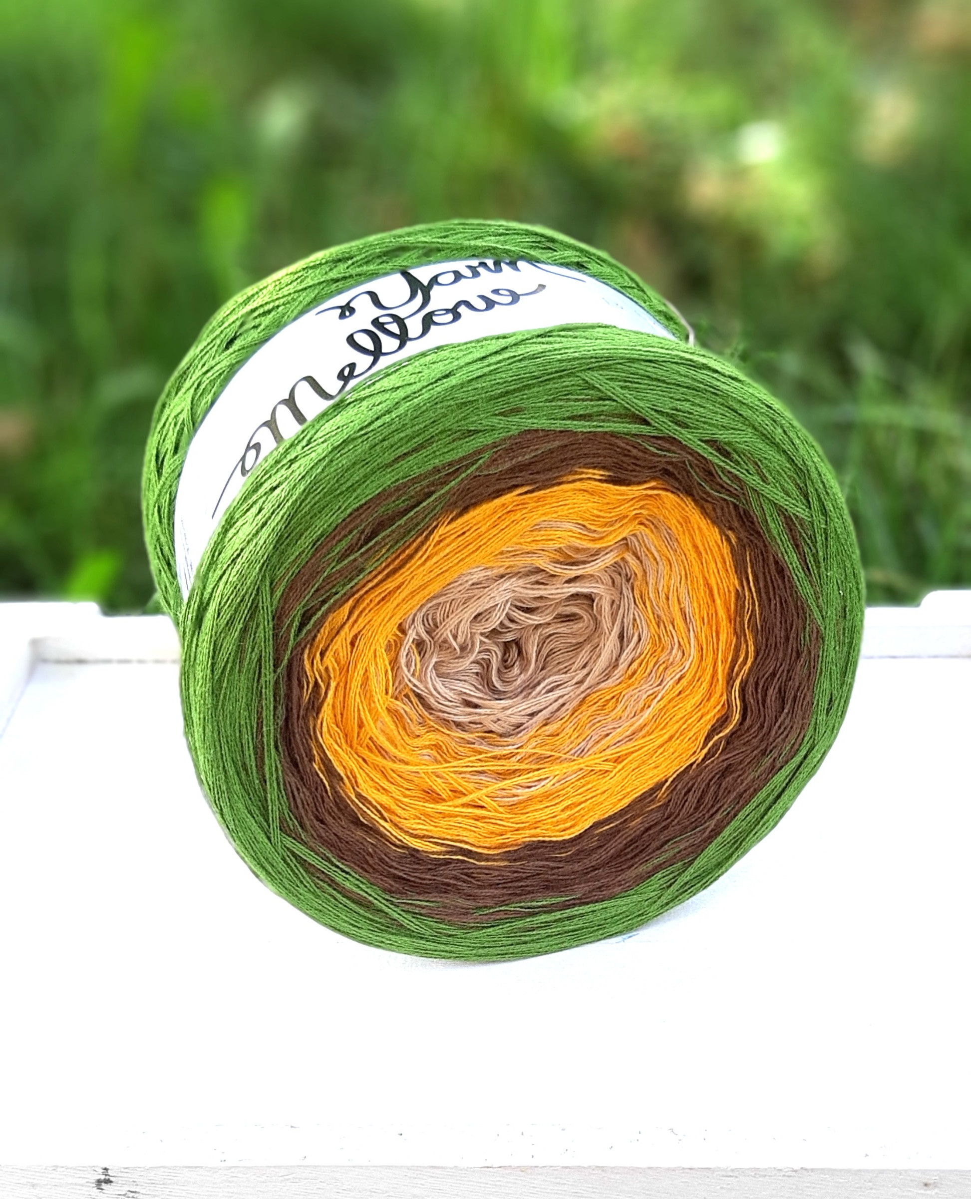 YARNMELLOW Butterfly Mini - 500 m / 90 g 2. barva: Listopad, 4. číslo barvy: 66