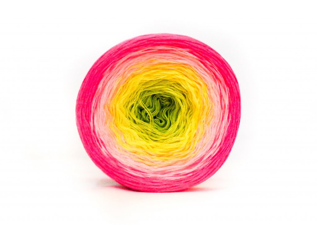 YARNMELLOW Butterfly Mini - 500 m / 90 g 2. barva: Neonka, 4. číslo barvy: 67