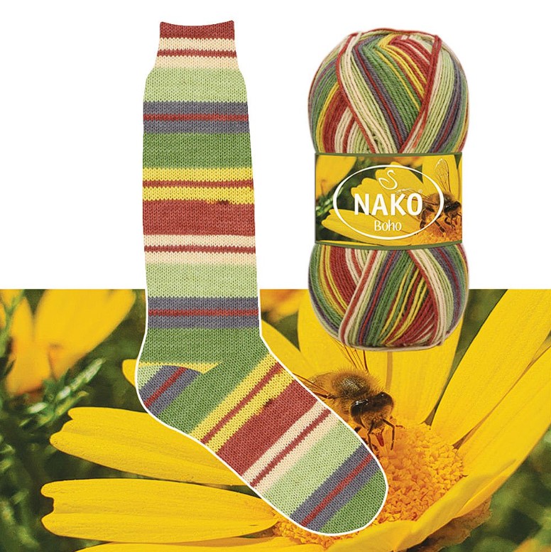 NAKO Boho - 400 m / 100 g 4. číslo barvy: 82167
