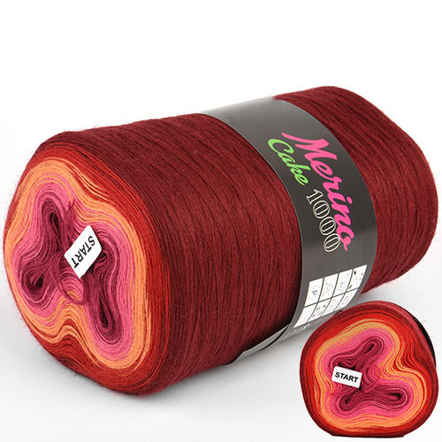 STENLI Merino Cake - 1000 m / 300 g 4. číslo barvy: 520