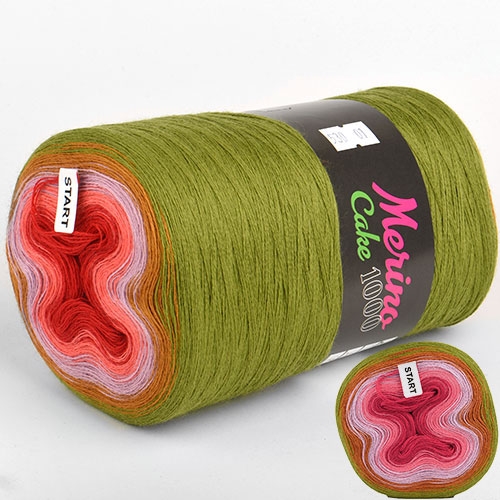STENLI Merino Cake - 1000 m / 300 g 4. číslo barvy: 530