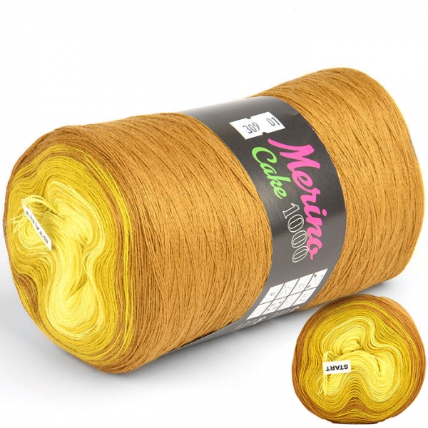 STENLI Merino Cake - 1000 m / 300 g 4. číslo barvy: 309