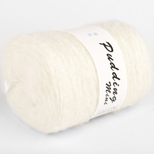 STENLI Mini Pudding Mono - 250 m / 200 g 2. barva: režná ( ecru ), 4. číslo barvy: 01