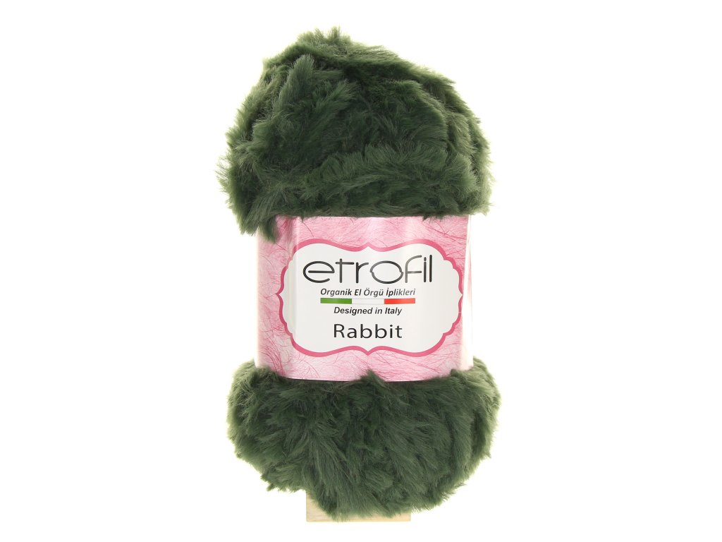 ETROFIL Rabbit - 65 m / 100 g 2. barva: khaki, 4. číslo barvy: 74043