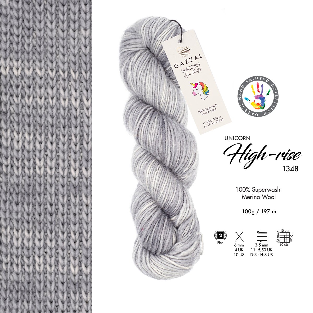 GAZZAL Unicorn - 194 m / 100 g 4. číslo barvy: 1348
