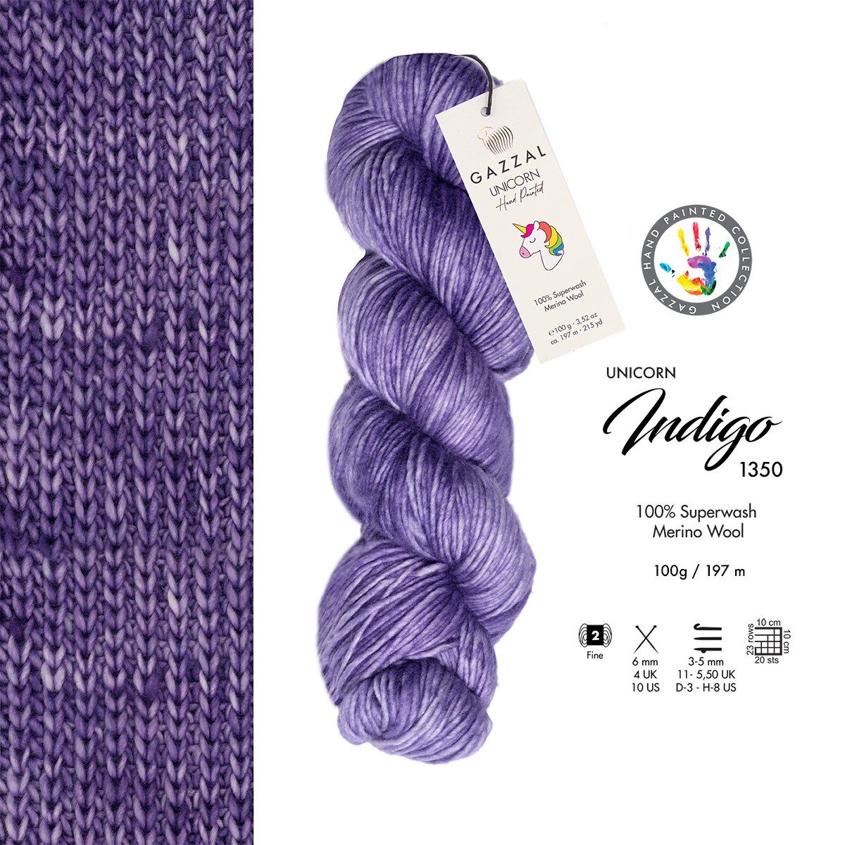 GAZZAL Unicorn - 194 m / 100 g 4. číslo barvy: 1350