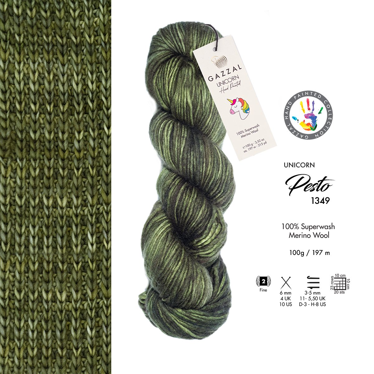 GAZZAL Unicorn - 194 m / 100 g 4. číslo barvy: 1349