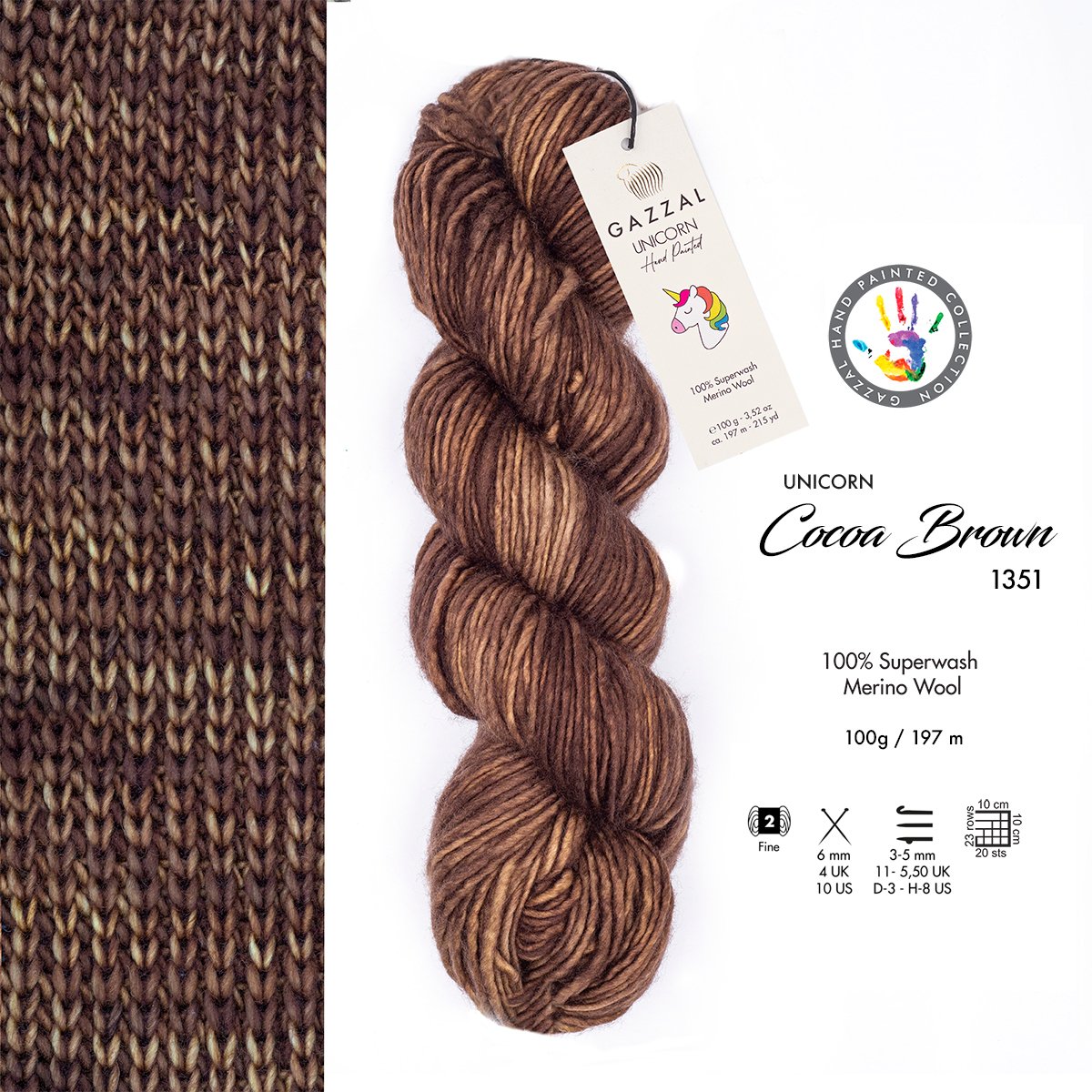 GAZZAL Unicorn - 194 m / 100 g 4. číslo barvy: 1351