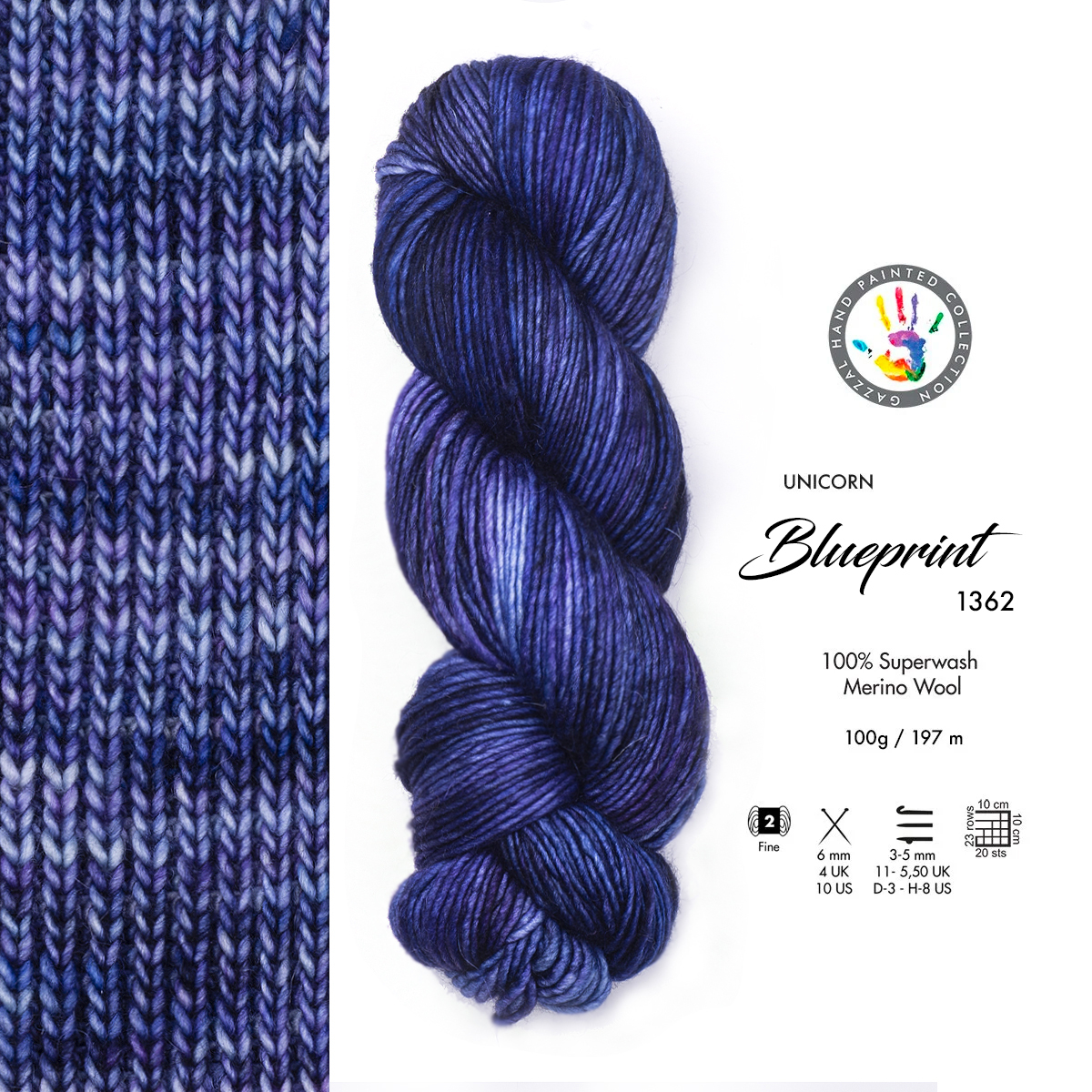 GAZZAL Unicorn - 194 m / 100 g 4. číslo barvy: 1362