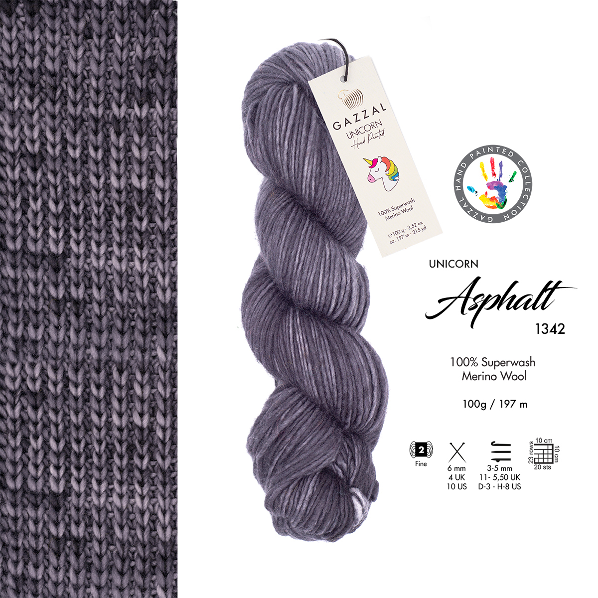 GAZZAL Unicorn - 194 m / 100 g 4. číslo barvy: 1342