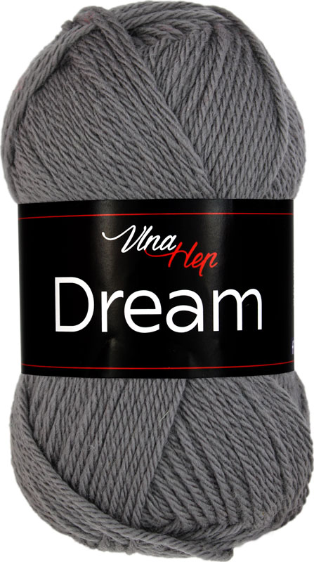 VLNA-HEP Dream - 125 m / 50 g 2. barva: graffitová, 4. číslo barvy: 6410