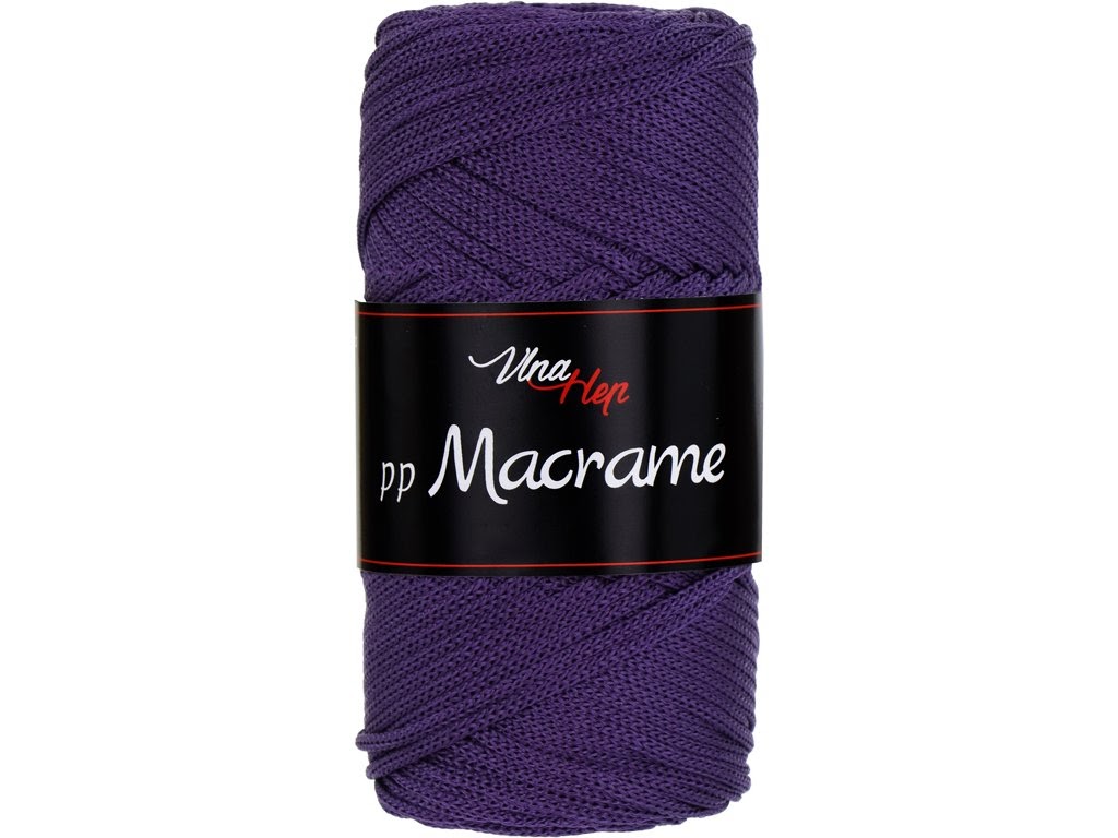 PP MACRAME VLNA-HEP - 85 m / 100 g 2. barva: fialová, 4. číslo barvy: 4071