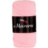 PP MACRAME VLNA-HEP - 85 m / 100 g 2. barva: lasturově růžová, 4. číslo barvy: 4004