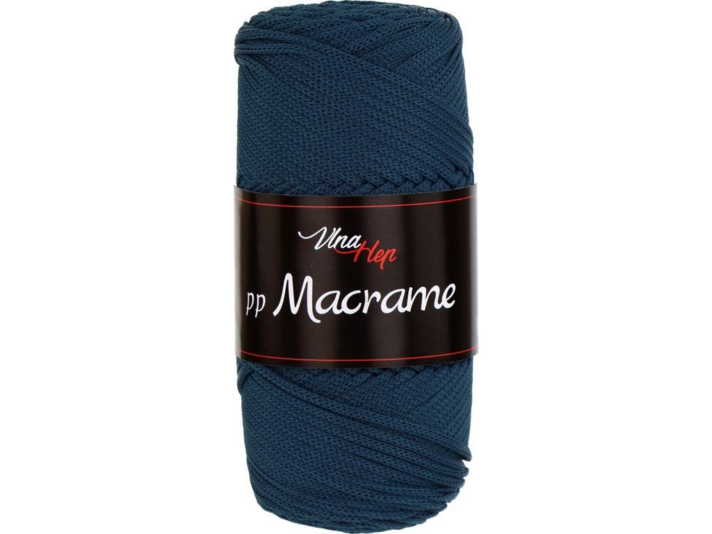PP MACRAME VLNA-HEP - 85 m / 100 g 2. barva: petrolejová, 4. číslo barvy: 4603