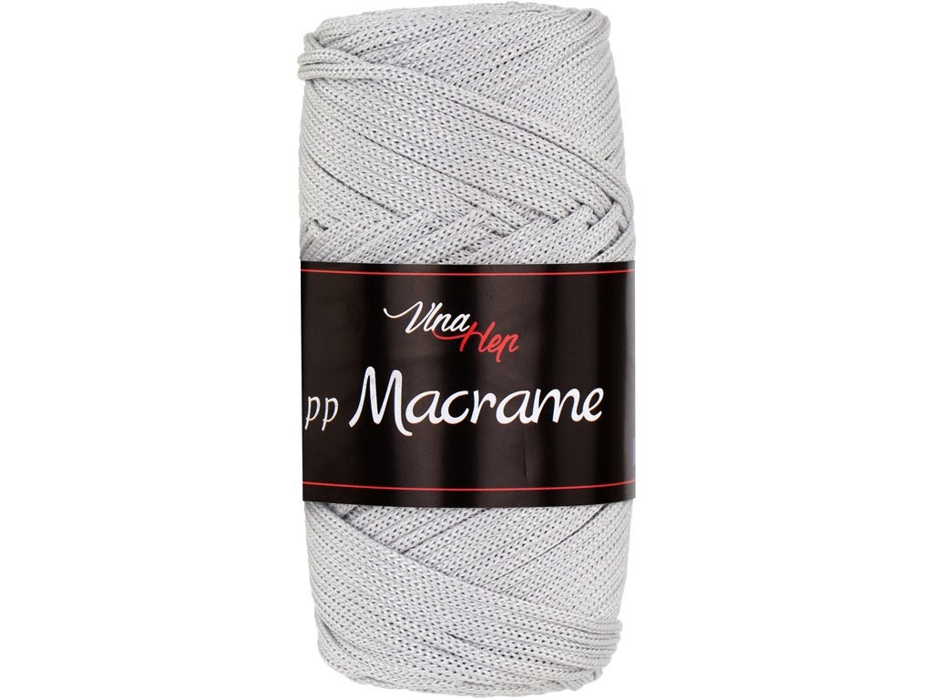 PP MACRAME VLNA-HEP - 85 m / 100 g 2. barva: holubí, 4. číslo barvy: 4230