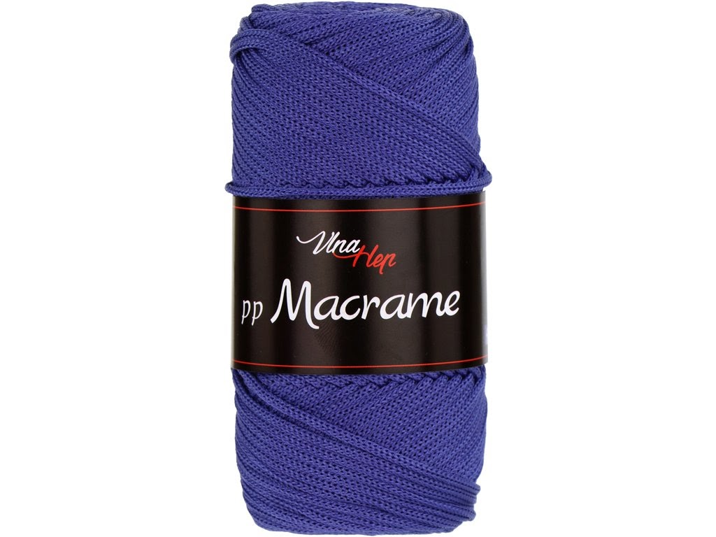 PP MACRAME VLNA-HEP - 85 m / 100 g 2. barva: námořnická, 4. číslo barvy: 4108