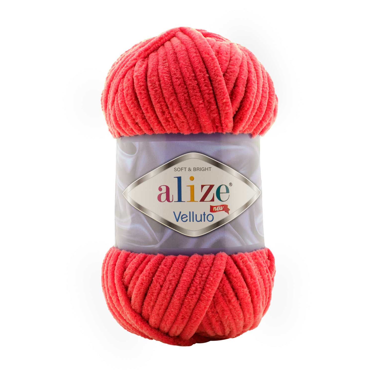 ALIZE Velluto - 68 m / 100 g 2. barva: červená, 4. číslo barvy: 56