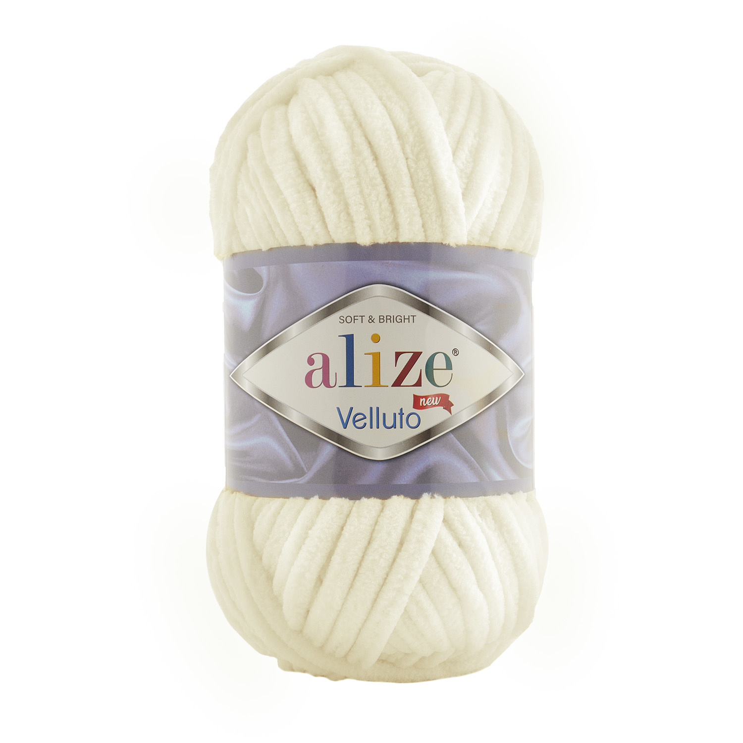 ALIZE Velluto - 68 m / 100 g 2. barva: smetanová ( krémová ), 4. číslo barvy: 62