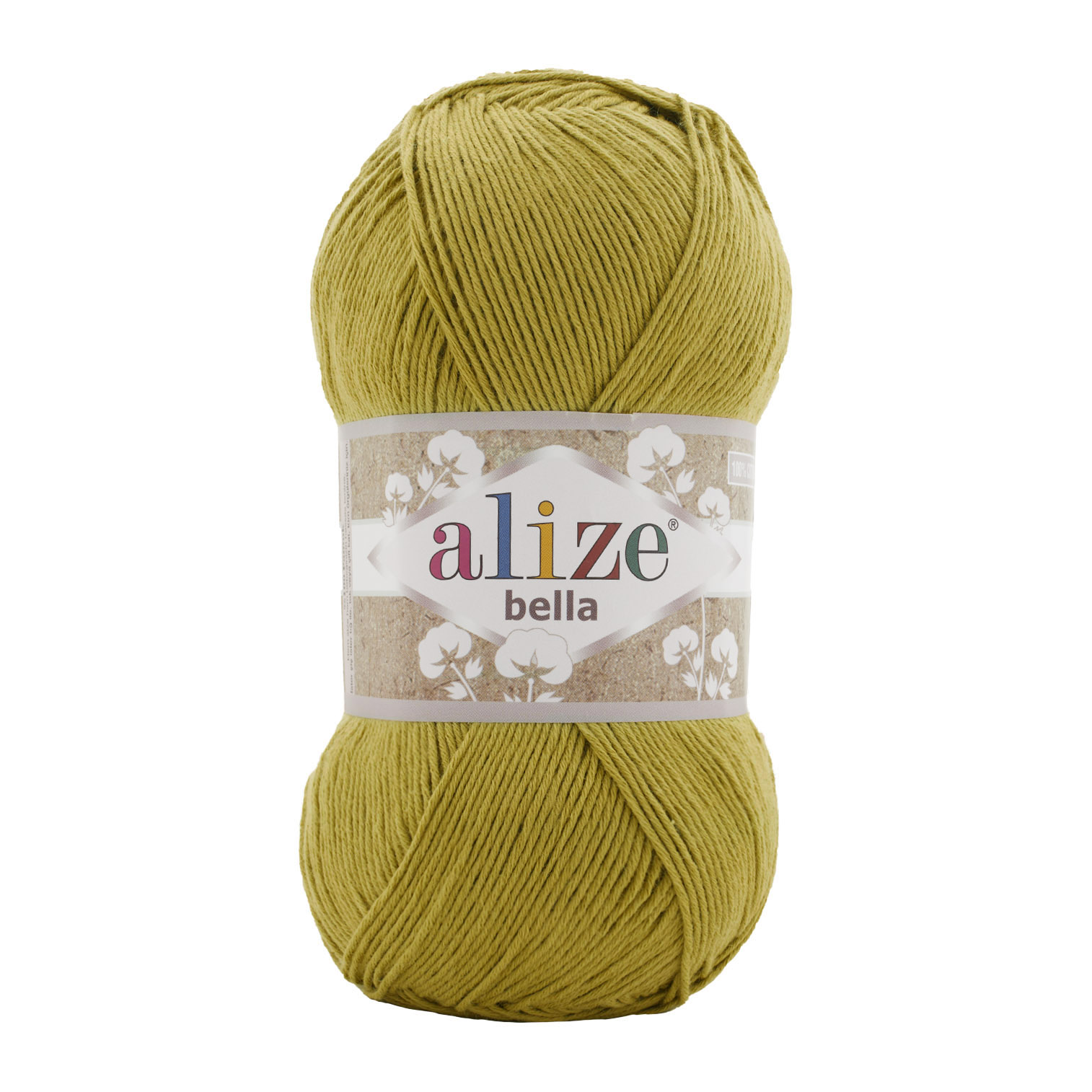 ALIZE Bella - 360 m / 100 g 2. barva: olivová světlejší, 4. číslo barvy: 593