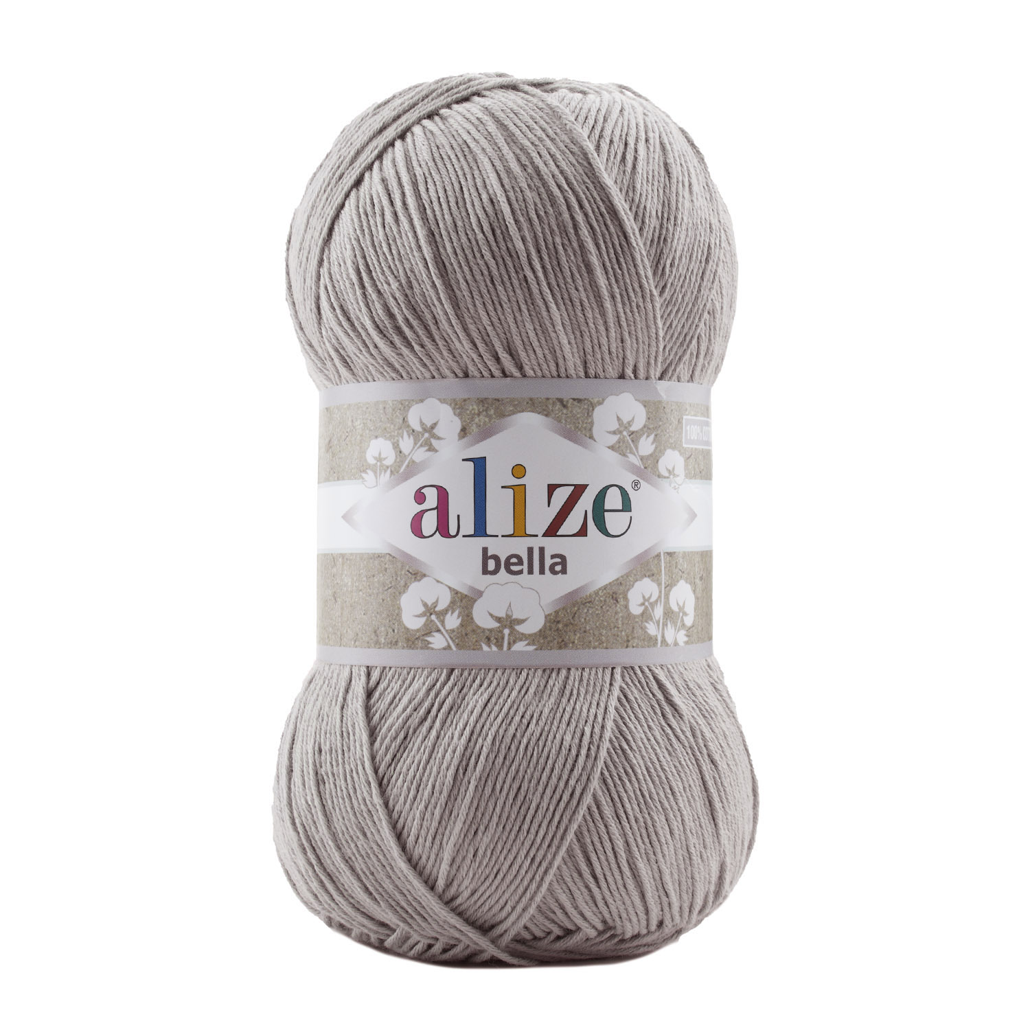 ALIZE Bella - 360 m / 100 g 2. barva: šedobéžová, 4. číslo barvy: 629