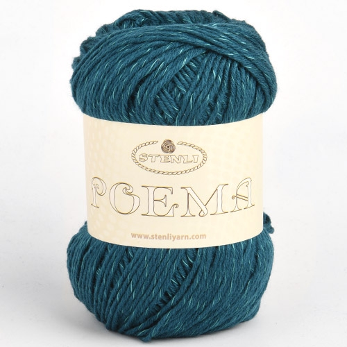 STENLI Poema - 250 m / 100 g 2. barva: petrolejová, 4. číslo barvy: 134