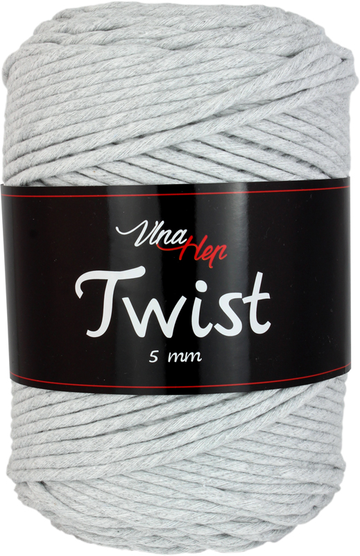 VLNA-HEP Twist 5 mm - 150 m / 500 g 2. barva: teplá šedá, 4. číslo barvy: 8231
