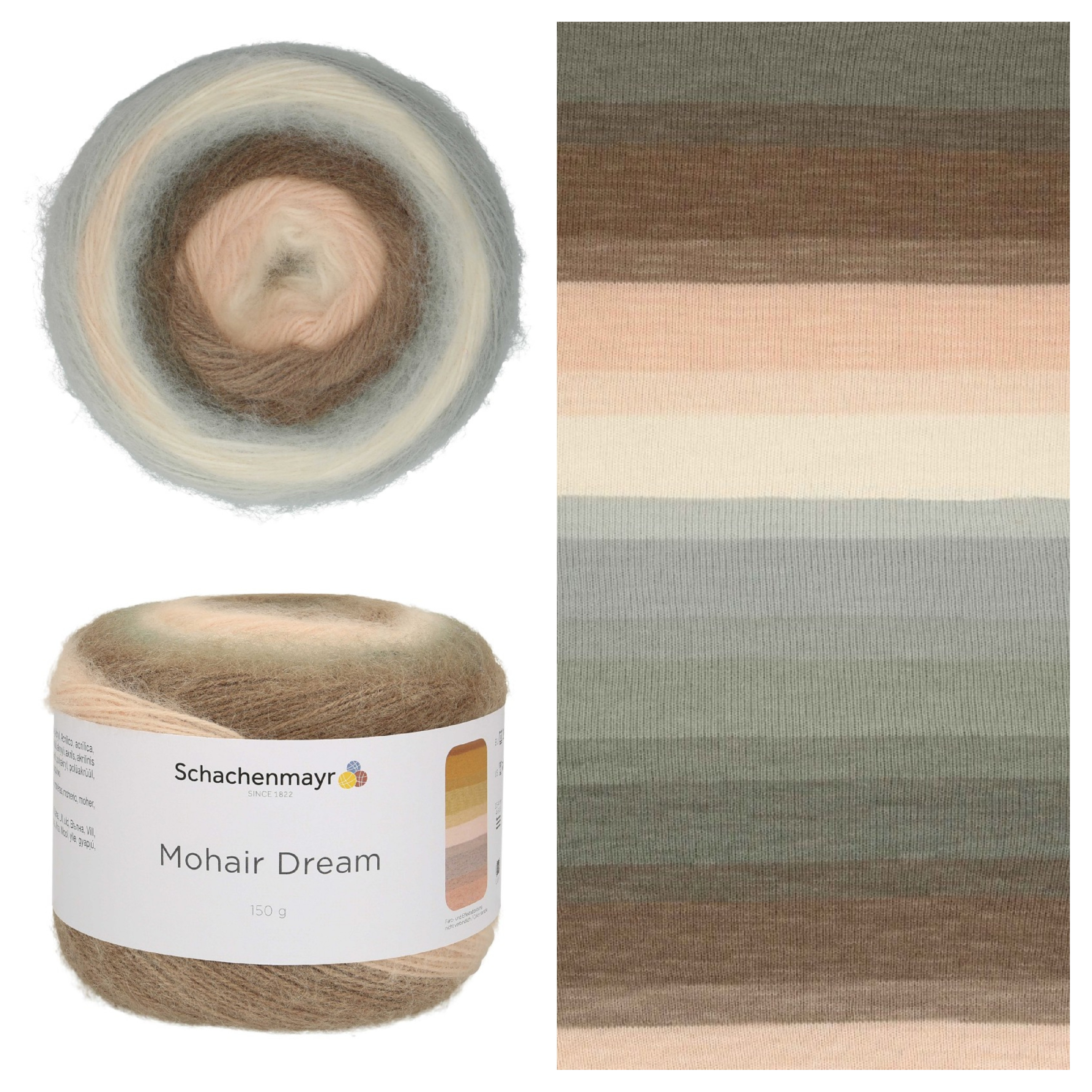 SCHACHENMAYR Mohair Dream - 810 m / 150 g 4. číslo barvy: 80