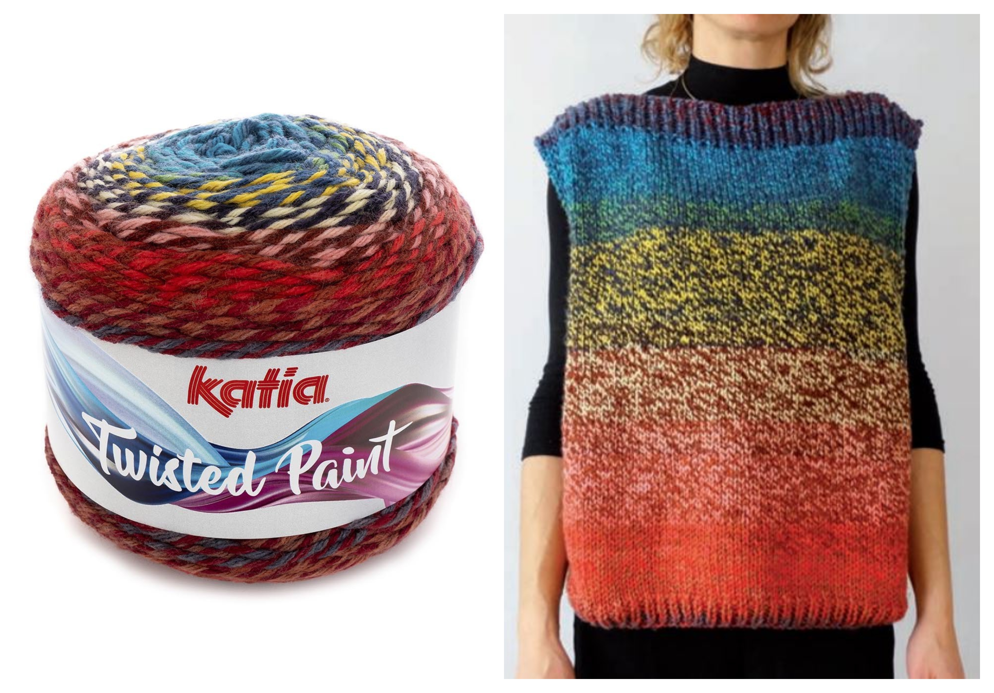 KATIA Twisted Paint - 240 m / 150 g 4. číslo barvy: 155