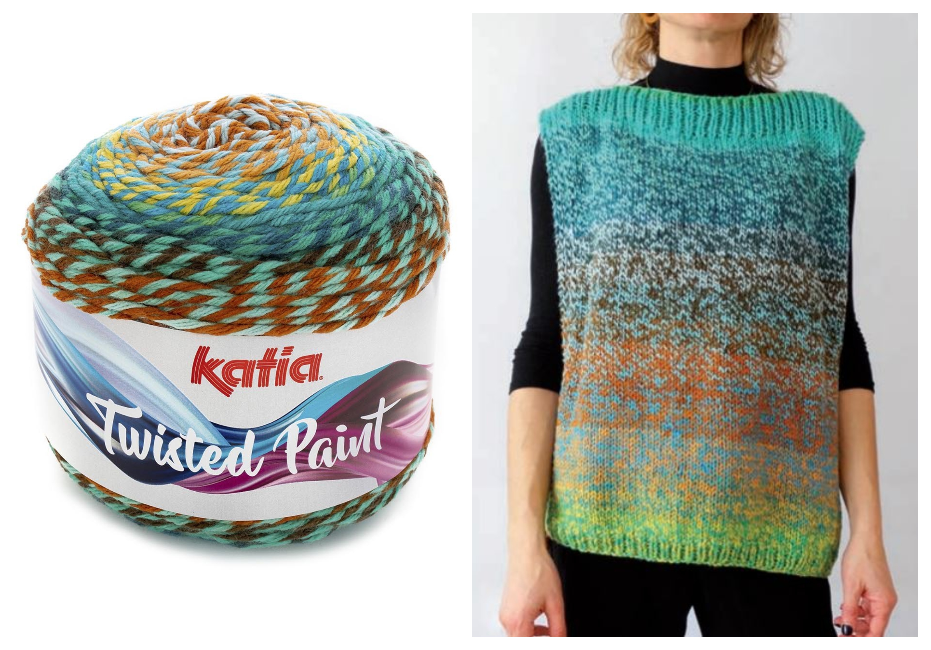KATIA Twisted Paint - 240 m / 150 g 4. číslo barvy: 153