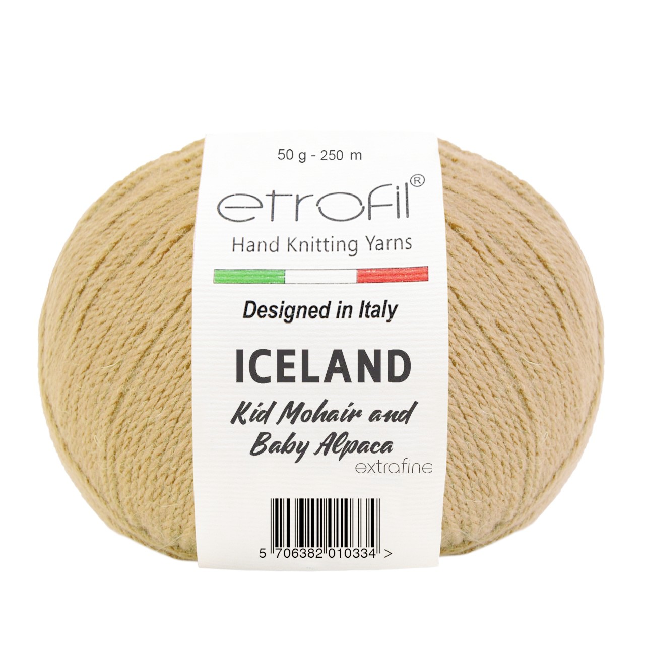 ETROFIL Iceland - 250 m / 50 g 2. barva: béžová, 4. číslo barvy: 1027