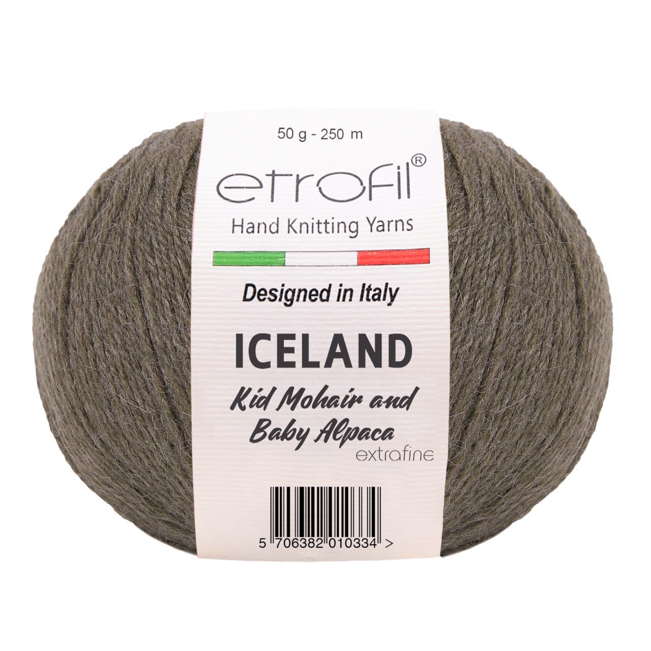 ETROFIL Iceland - 250 m / 50 g 2. barva: kakaová melange, 4. číslo barvy: 6095