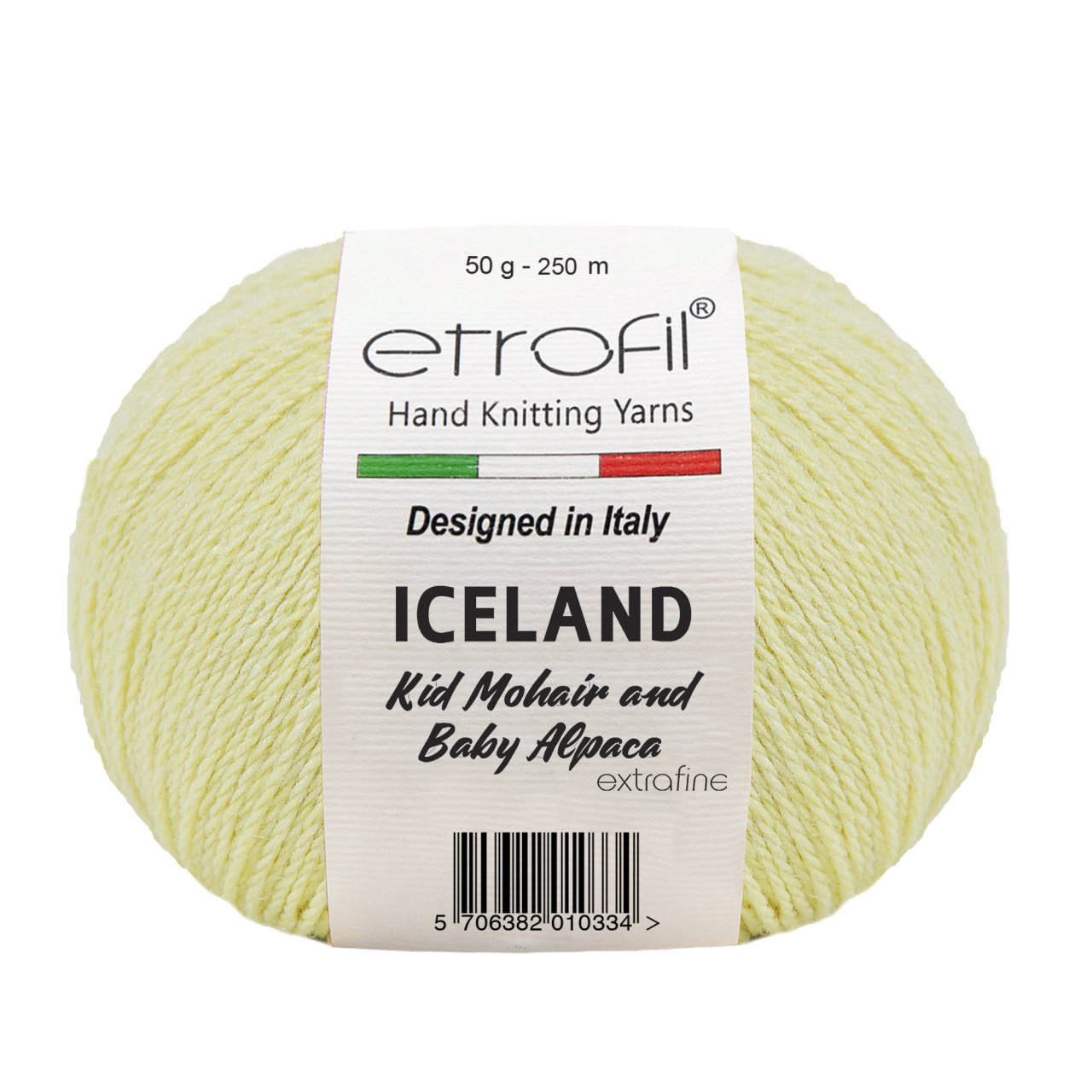 ETROFIL Iceland - 250 m / 50 g 2. barva: vanilková, 4. číslo barvy: 1002