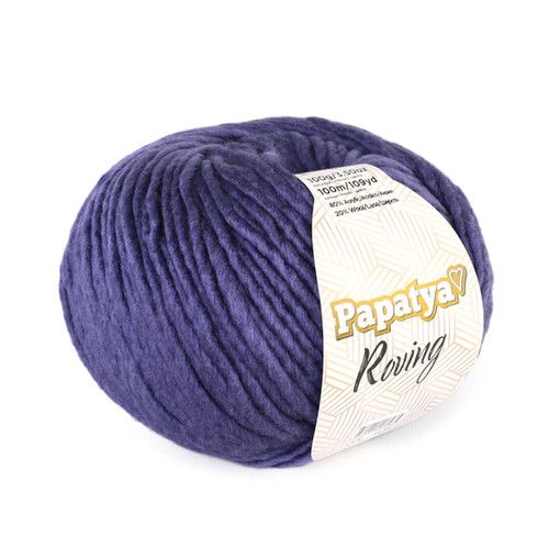 PAPATYA Roving - 100 m / 100 g 2. barva: fialová, 4. číslo barvy: 07